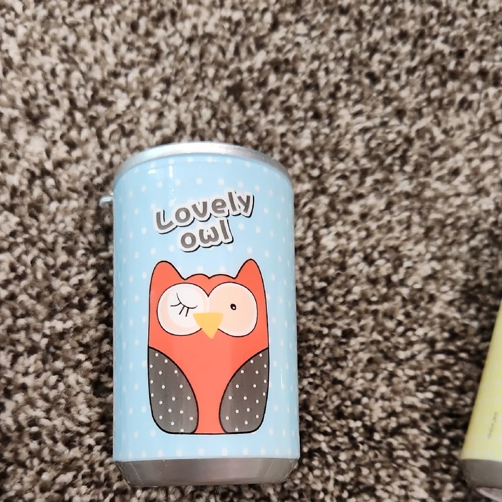STOCKING STUFFERS! 💝 Lovely Owl Polka Dot Hand Sanitizing Can Holder